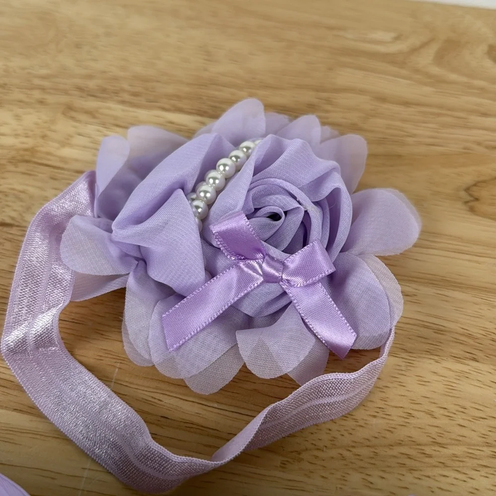 Baby Lavender Tutu Bloomers and Headband Set